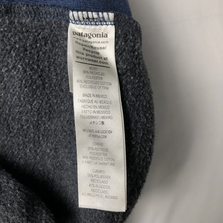 Patagonia 39666FA23 Fitz Roy Icon Uprising Hoodie Sweatshirt Pullover Hoodie (Men's Size S) polyester navy blue type Vintage Second Hand