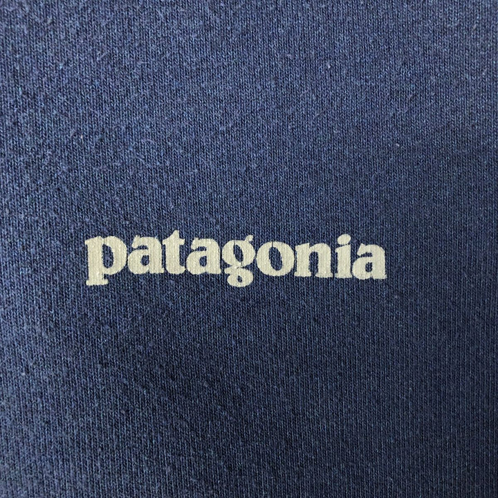 Patagonia 39666FA23 Fitz Roy Icon Uprising Hoodie Sweatshirt Pullover Hoodie (Men's Size S) polyester navy blue type Vintage Second Hand