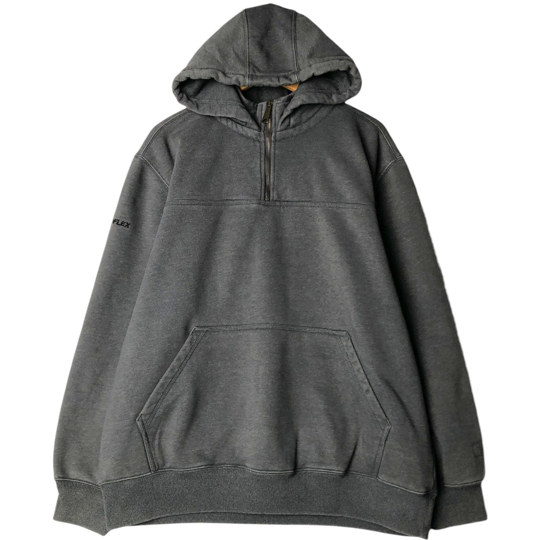 Carhartt ORIGINAL FIT XtendFlex™ Sweat Half-Zip Hoodie, Men's Size XL (approx.) cotton gray type Vintage Second Hand