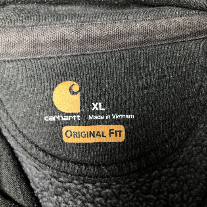 Carhartt ORIGINAL FIT XtendFlex™ Sweat Half-Zip Hoodie, Men's Size XL (approx.) cotton gray type Vintage Second Hand