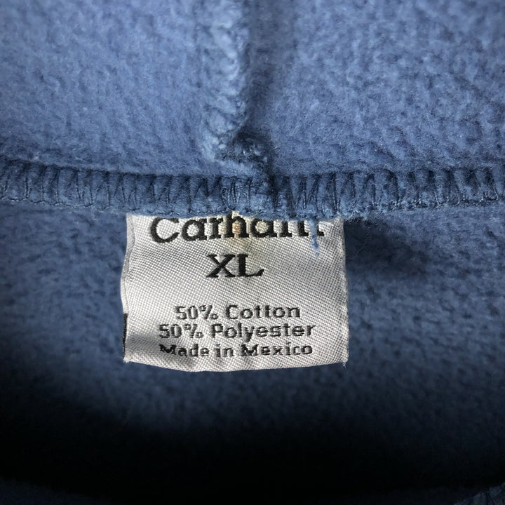 Carhartt Sweat Pullover Hoodie Men's XL Size cotton Blue type light blue Vintage Second Hand