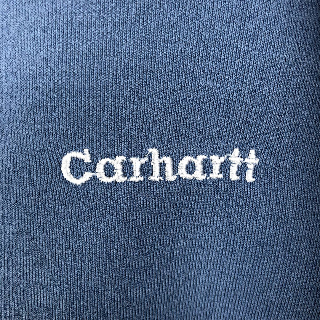 Carhartt Sweat Pullover Hoodie Men's XL Size cotton Blue type light blue Vintage Second Hand