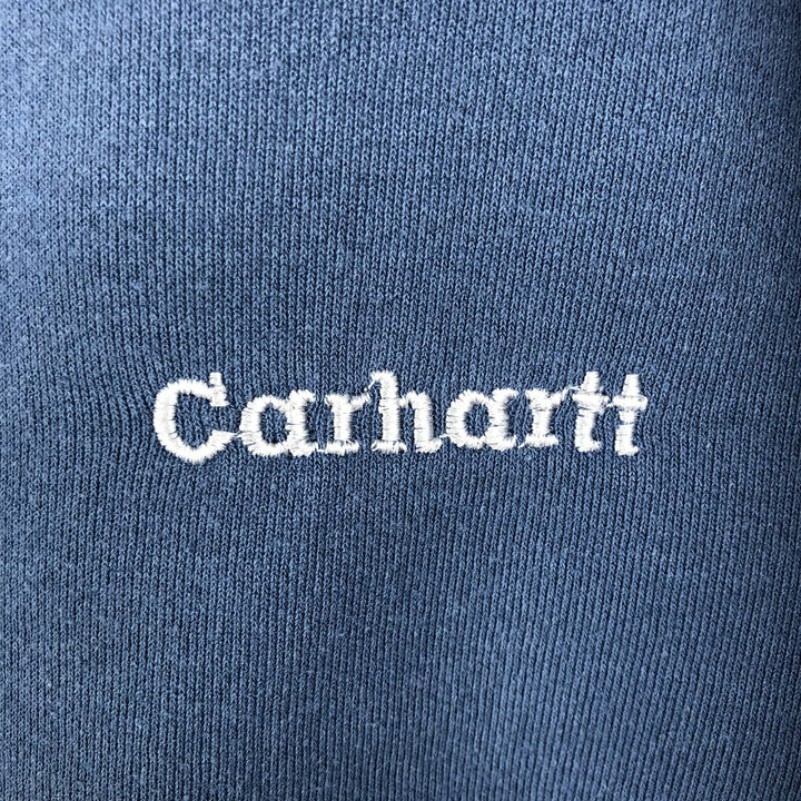 Carhartt Sweat Pullover Hoodie Men's XL Size cotton Blue type light blue Vintage Second Hand