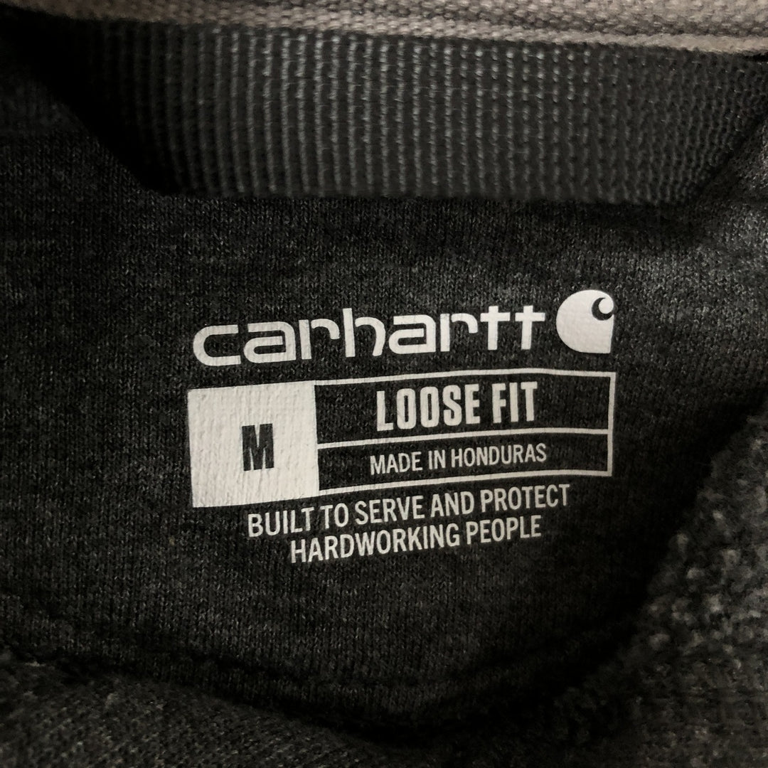 Carhartt Loose Fit Sweat Pullover Hoodie, Men's M Size cotton gray type Vintage Second Hand