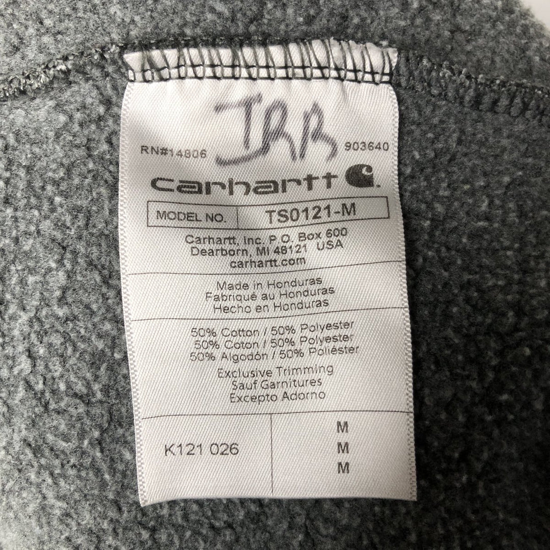 Carhartt Loose Fit Sweat Pullover Hoodie, Men's M Size cotton gray type Vintage Second Hand