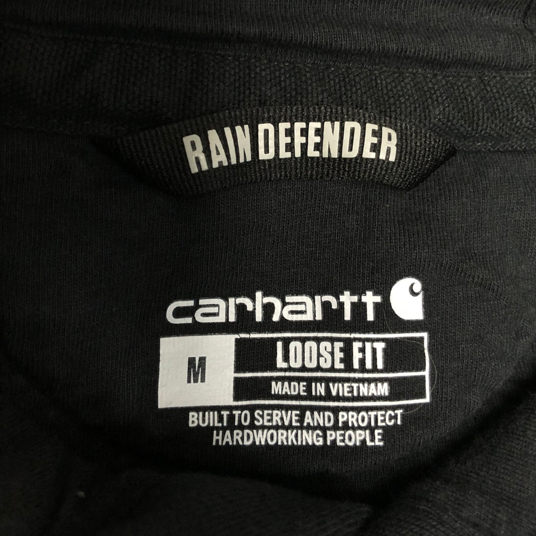 Carhartt Loose Fit Sweat Pullover Hoodie, Men's M Size cotton black type Vintage Second Hand