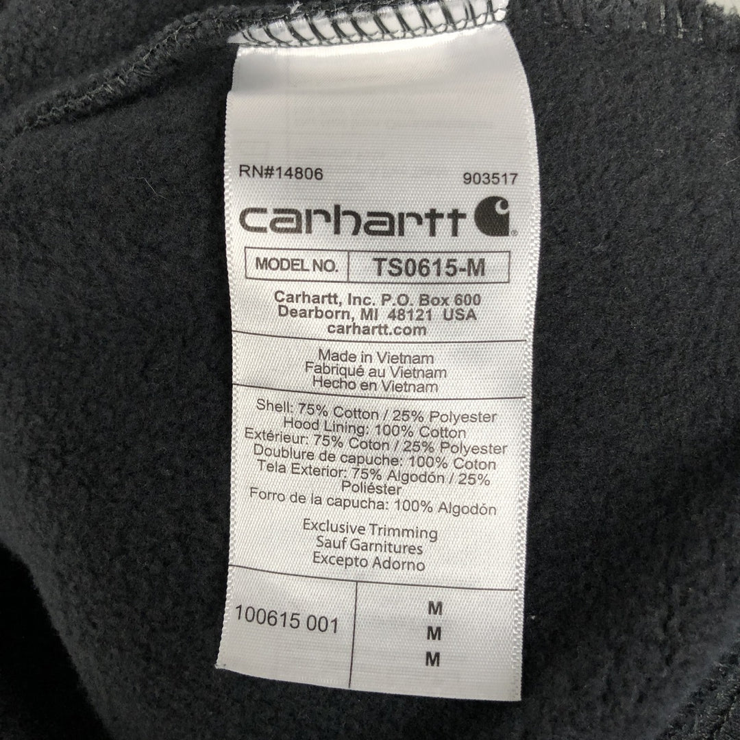 Carhartt Loose Fit Sweat Pullover Hoodie, Men's M Size cotton black type Vintage Second Hand