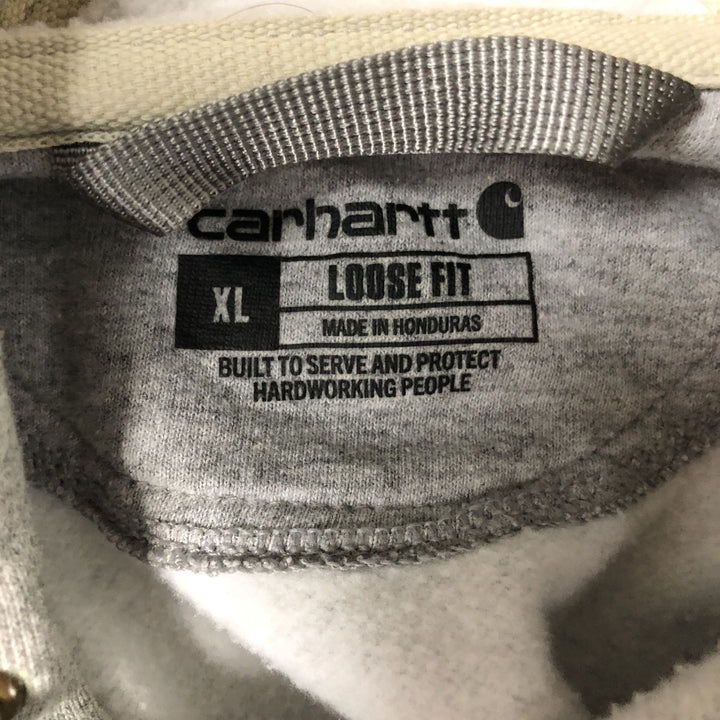 Carhartt Loose Fit Sweat Pullover Hoodie, Men's XL cotton gray type Vintage Second Hand