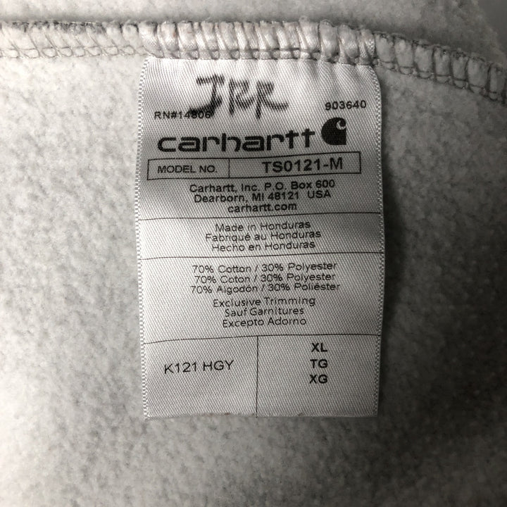 Carhartt Loose Fit Sweat Pullover Hoodie, Men's XL cotton gray type Vintage Second Hand