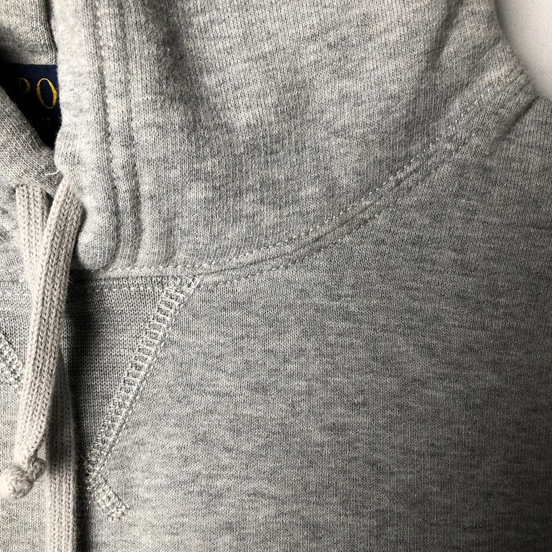 Ralph Lauren POLO RALPH LAUREN Sweatshirt pullover hoodie, men's size M cotton gray type Vintage Second Hand