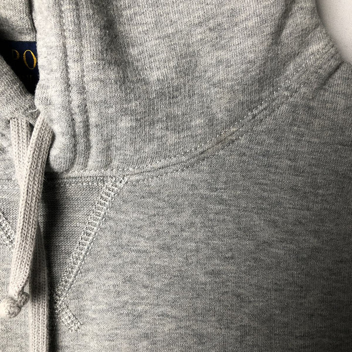 Ralph Lauren POLO RALPH LAUREN Sweatshirt pullover hoodie, men's size M cotton gray type Vintage Second Hand