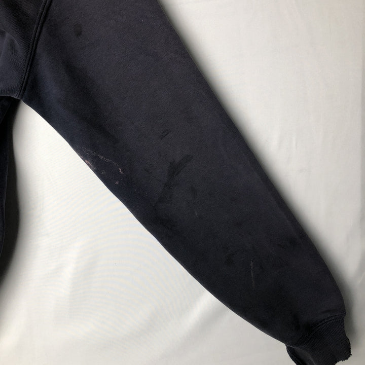 Carhartt Sweat Pullover Hoodie, Men's M Size cotton navy blue type Vintage Second Hand