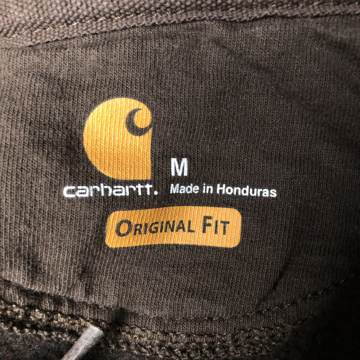 Carhartt ORIGINAL FIT sweatshirt pullover hoodie, men's size M cotton brown type Vintage Second Hand
