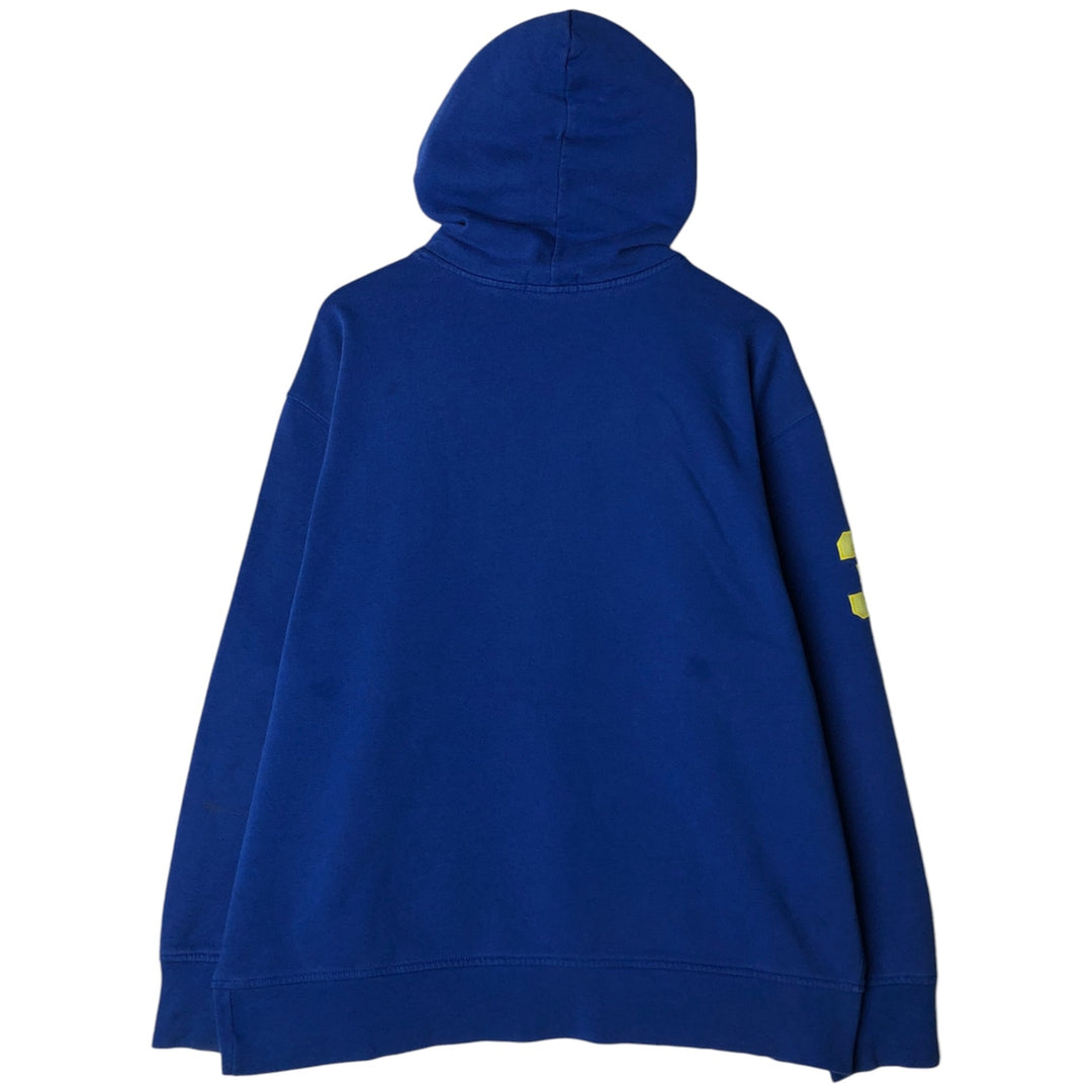 Ralph Lauren POLO RALPH LAUREN Big Pony Sweatshirt Pullover Hoodie, Men's XXL equivalent. cotton blue type Vintage Second Hand