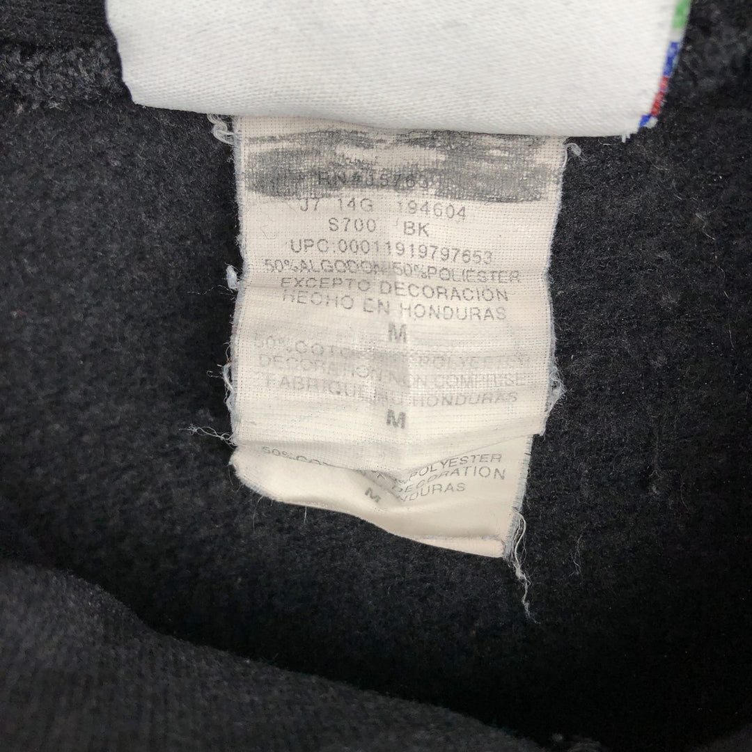 2000'S Champion ECO AUTHENTIC College Sweatshirt Pullover Hoodie, Men's Size M (approx.) cotton black type Vintage Second Hand