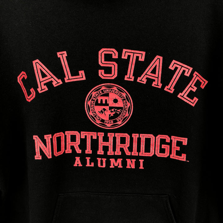 2000'S Champion ECO AUTHENTIC College Sweatshirt Pullover Hoodie, Men's Size M (approx.) cotton black type Vintage Second Hand