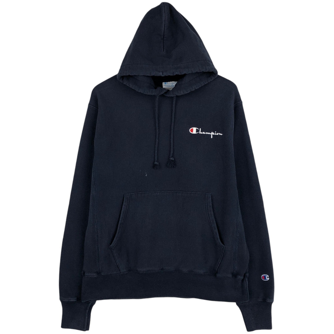 00'S Champion REVERSE WEAVE Reverse Weave Sweat Pullover Hoodie Men's M cotton navy blue type Vintage Second Hand