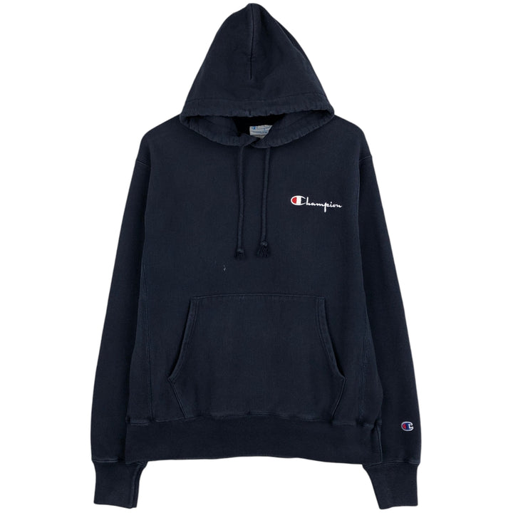 00'S Champion REVERSE WEAVE Reverse Weave Sweat Pullover Hoodie Men's M cotton navy blue type Vintage Second Hand