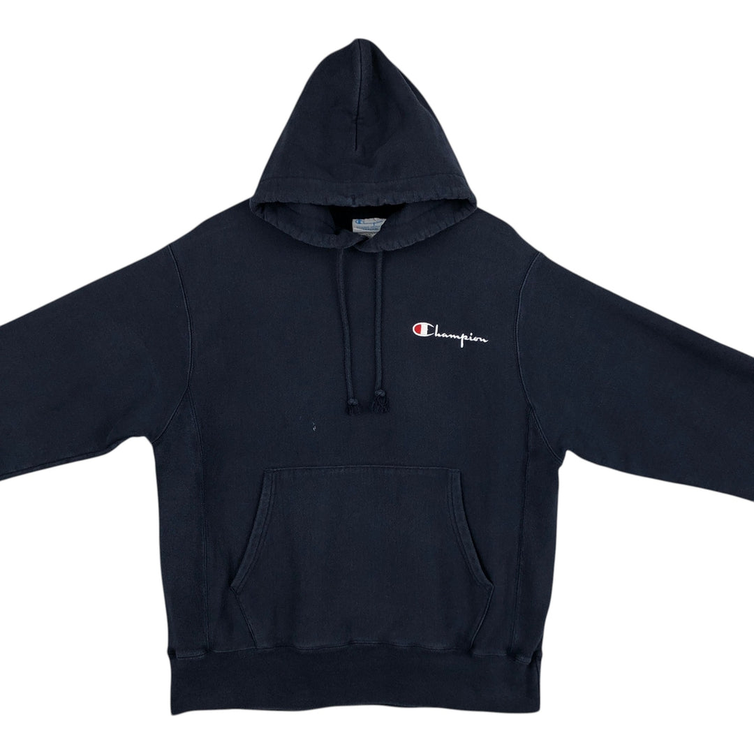 00'S Champion REVERSE WEAVE Reverse Weave Sweat Pullover Hoodie Men's M cotton navy blue type Vintage Second Hand