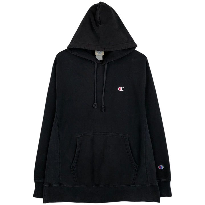 00'S Champion REVERSE WEAVE Reverse Weave Sweat Pullover Hoodie Men's M cotton black type Vintage Second Hand