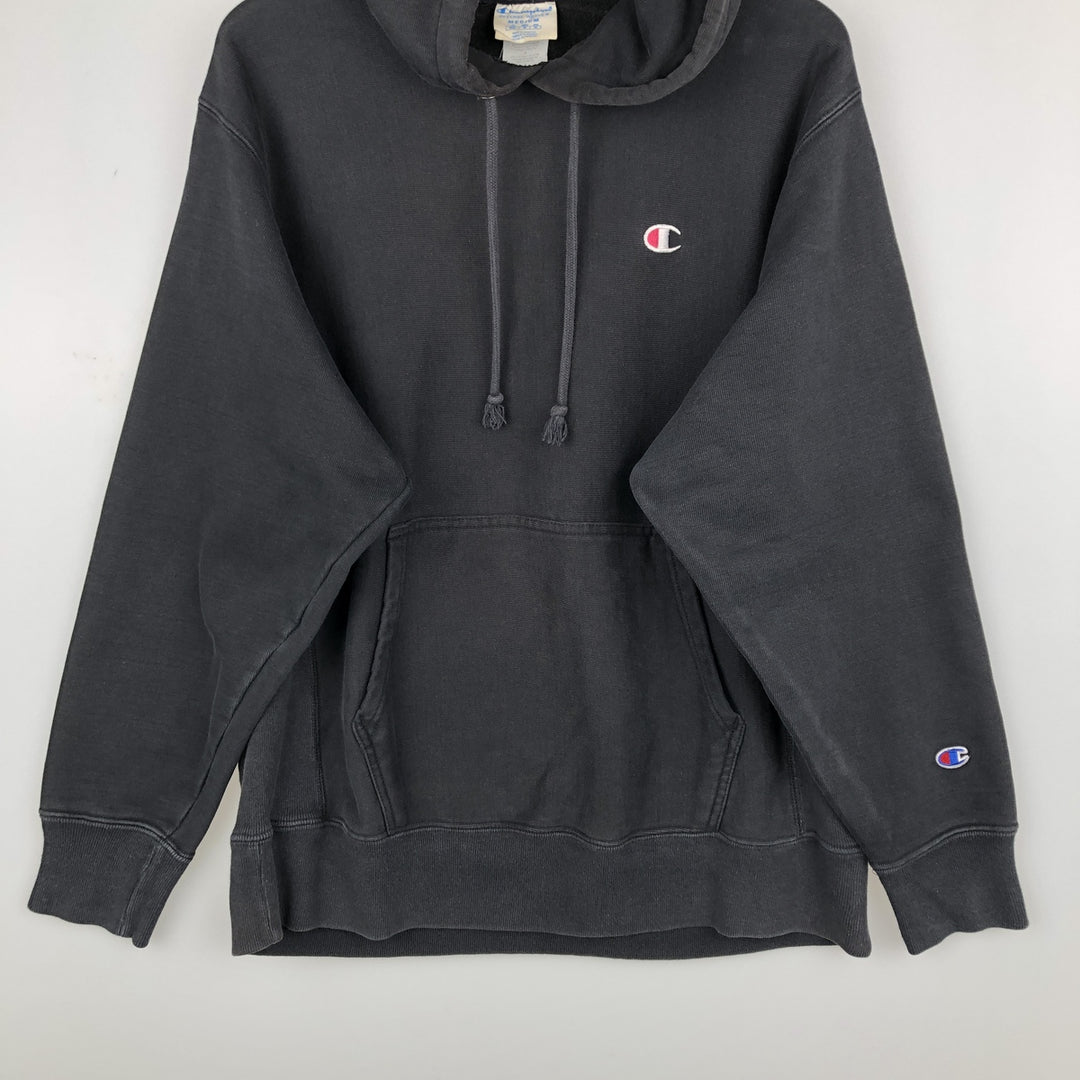 00'S Champion REVERSE WEAVE Reverse Weave Sweat Pullover Hoodie Men's M cotton black type Vintage Second Hand