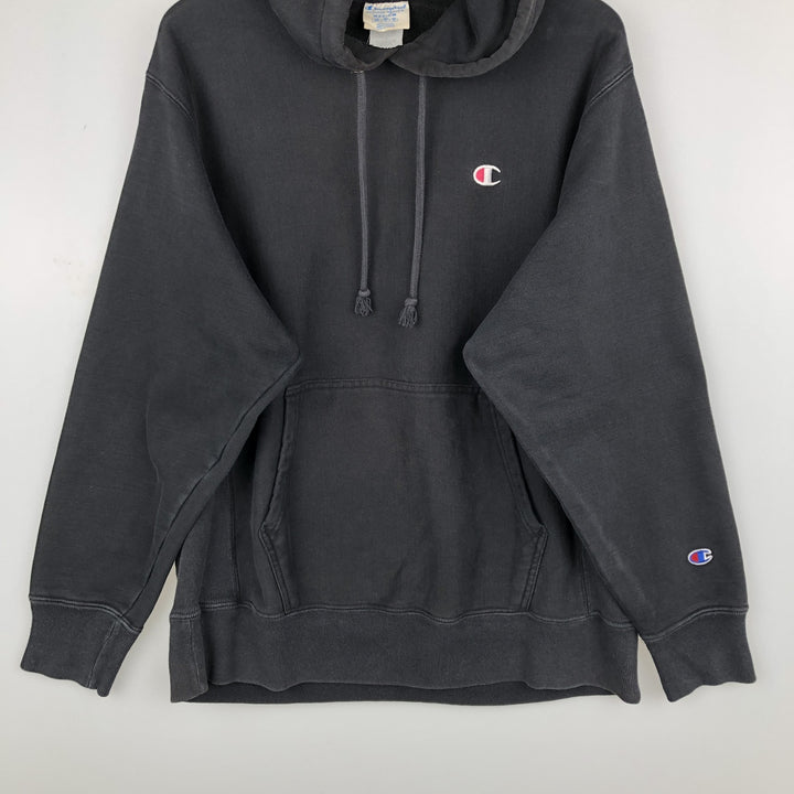 00'S Champion REVERSE WEAVE Reverse Weave Sweat Pullover Hoodie Men's M cotton black type Vintage Second Hand