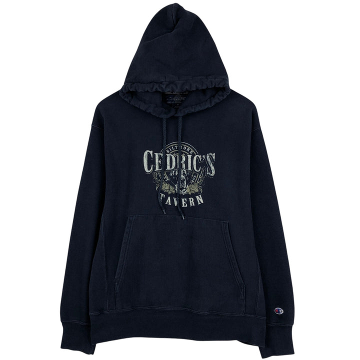 00'S Champion ORIGINAL REVERSE WEAVE Original Reverse Weave Sweat Pullover Hoodie Men's M size cotton navy blue type Vintage Second Hand