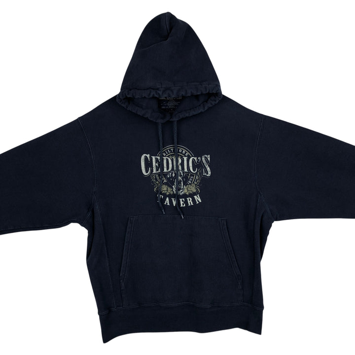 00'S Champion ORIGINAL REVERSE WEAVE Original Reverse Weave Sweat Pullover Hoodie Men's M size cotton navy blue type Vintage Second Hand