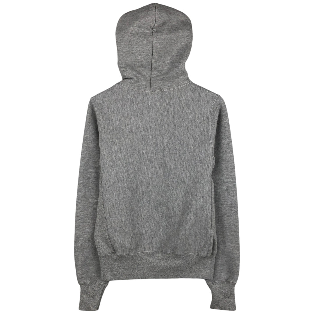 2000'S Champion REVERSE WEAVE (no logo) sweatshirt pullover hoodie, men's size XS equivalent. cotton gray type Vintage Second Hand