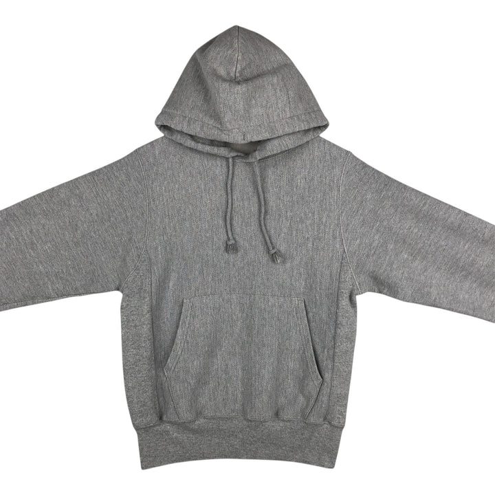 2000'S Champion REVERSE WEAVE (no logo) sweatshirt pullover hoodie, men's size XS equivalent. cotton gray type Vintage Second Hand