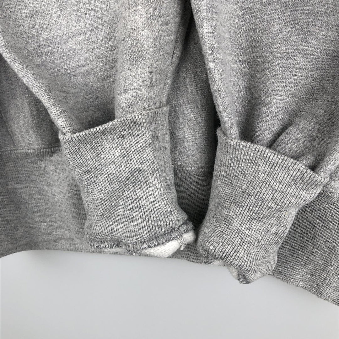 2000'S Champion REVERSE WEAVE (no logo) sweatshirt pullover hoodie, men's size XS equivalent. cotton gray type Vintage Second Hand