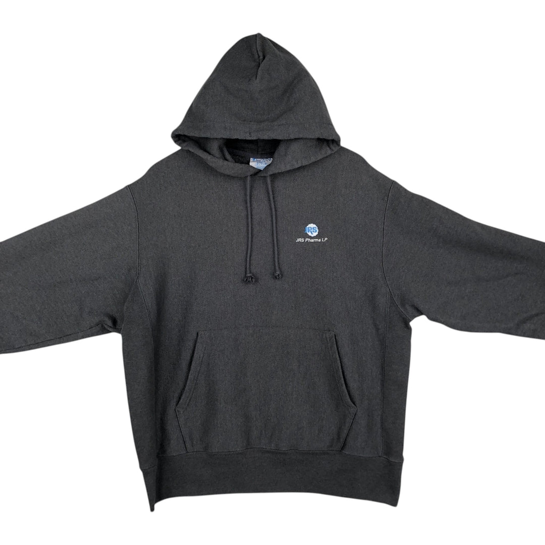 2000'S Champion REVERSE WEAVE Advertising Sweatshirt Pullover Hoodie, Men's Size L (approx.) cotton gray type Vintage Second Hand