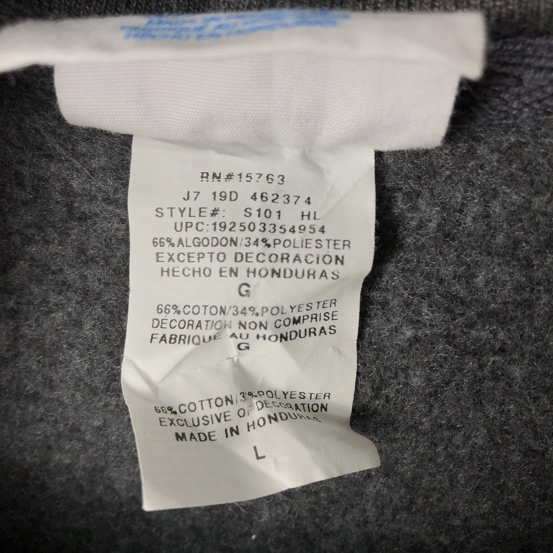 2000'S Champion REVERSE WEAVE Advertising Sweatshirt Pullover Hoodie, Men's Size L (approx.) cotton gray type Vintage Second Hand