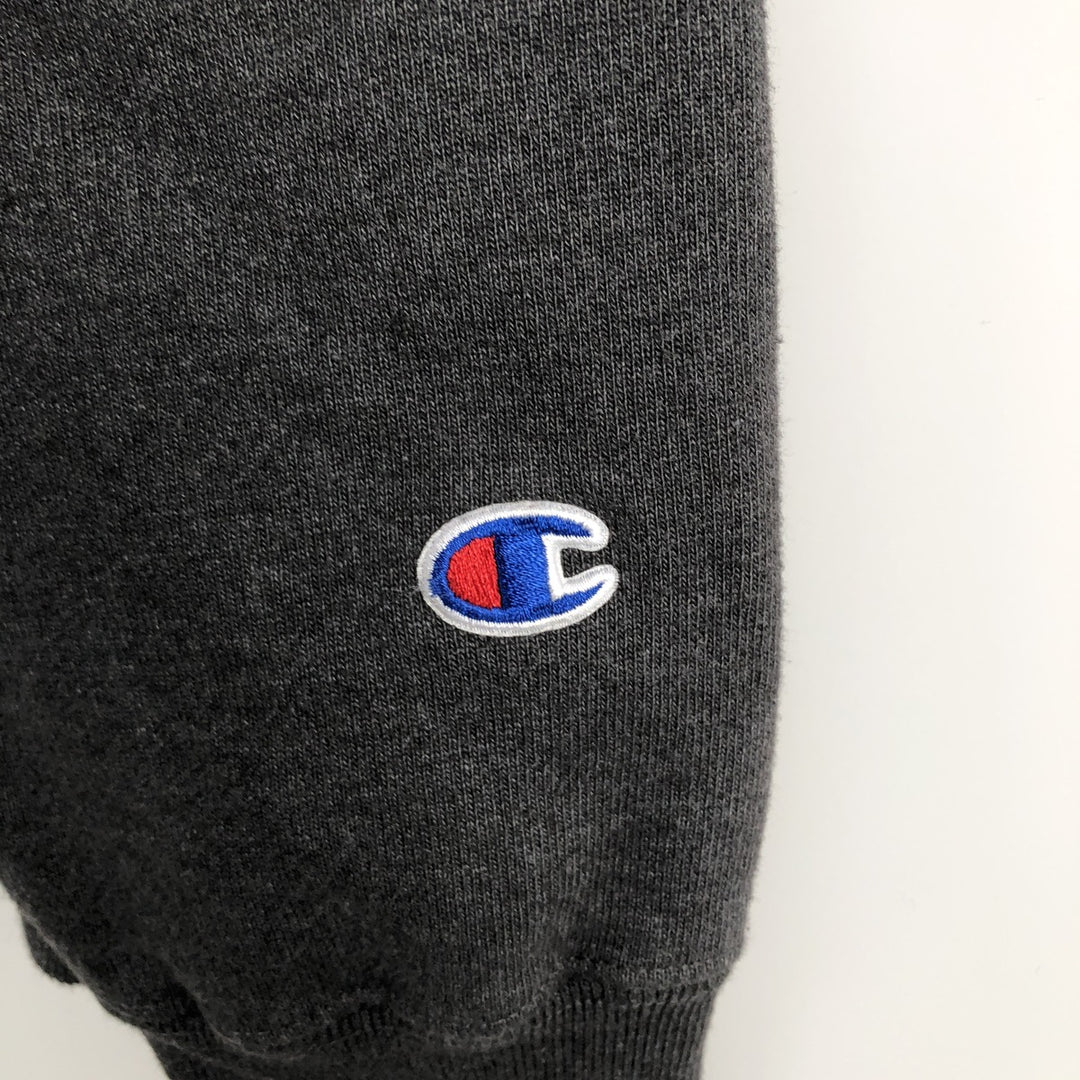 2000'S Champion REVERSE WEAVE Advertising Sweatshirt Pullover Hoodie, Men's Size L (approx.) cotton gray type Vintage Second Hand