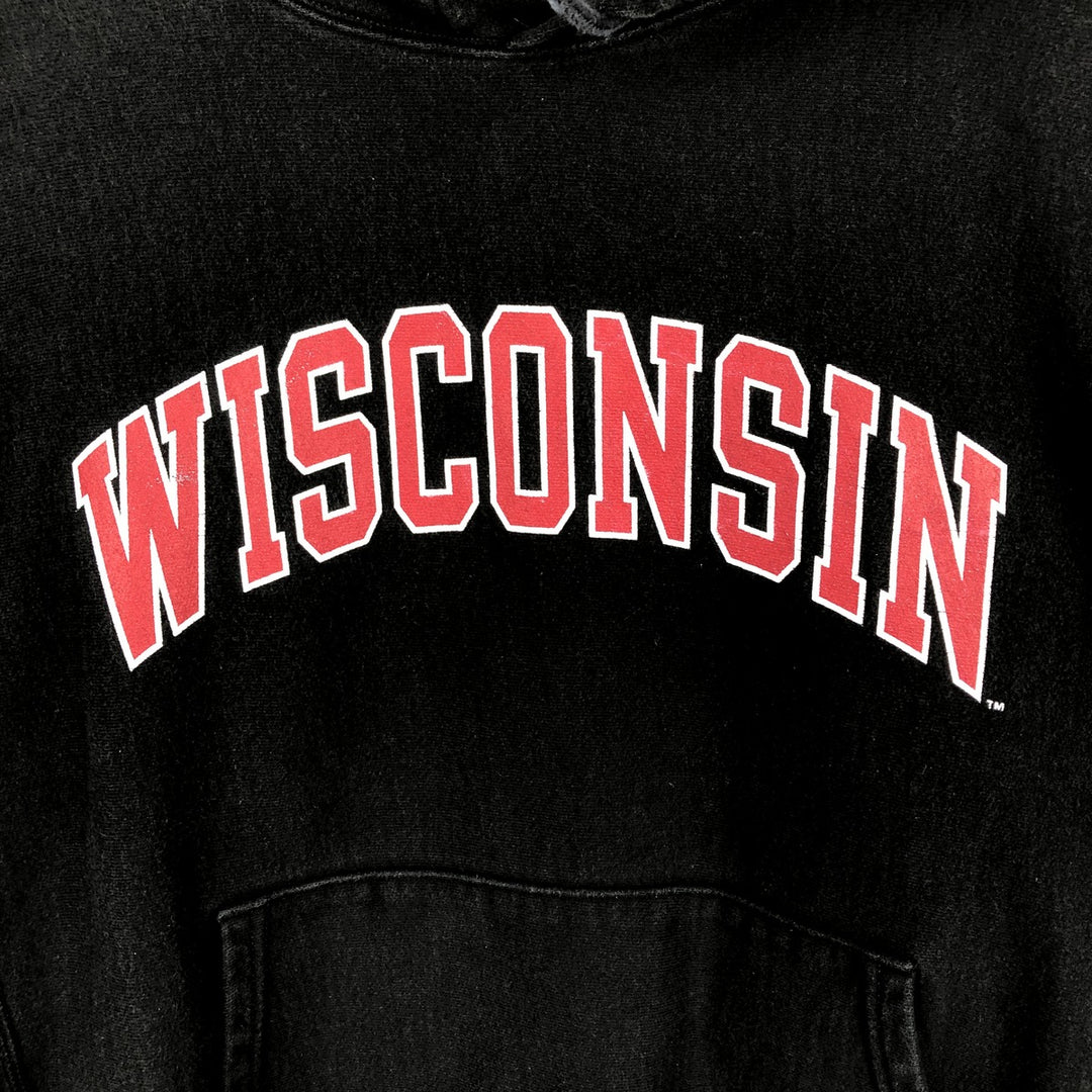 2000'S Champion REVERSE WEAVE Reverse Weave College Sweatshirt Pullover Hoodie, Men's Size L cotton black type Vintage Second Hand