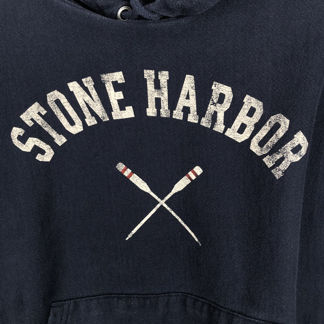 Champion REVERSE WEAVE Reverse Weave College Sweat Pullover Hoodie Men's S cotton navy blue type Vintage Second Hand