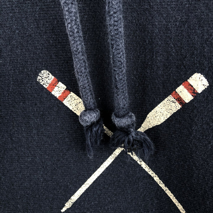 Champion REVERSE WEAVE Reverse Weave College Sweat Pullover Hoodie Men's S cotton navy blue type Vintage Second Hand