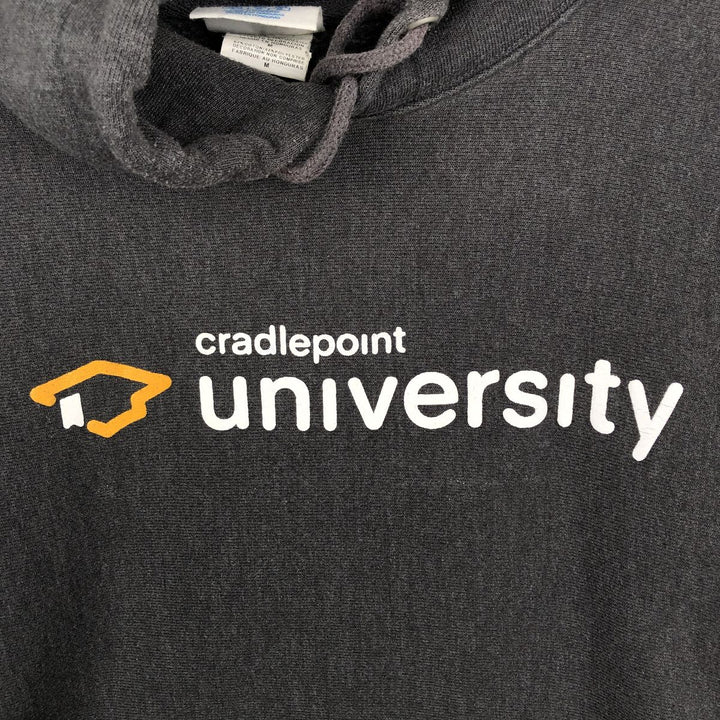 Champion REVERSE WEAVE Advertising Sweat Pullover Hoodie, Men's Size M cotton gray type Vintage Second Hand