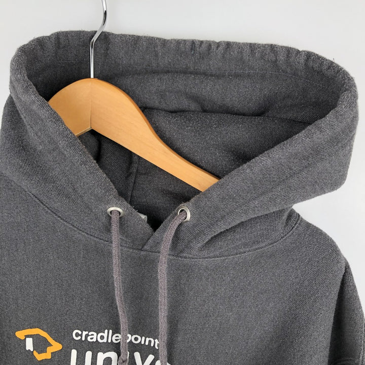 Champion REVERSE WEAVE Advertising Sweat Pullover Hoodie, Men's Size M cotton gray type Vintage Second Hand