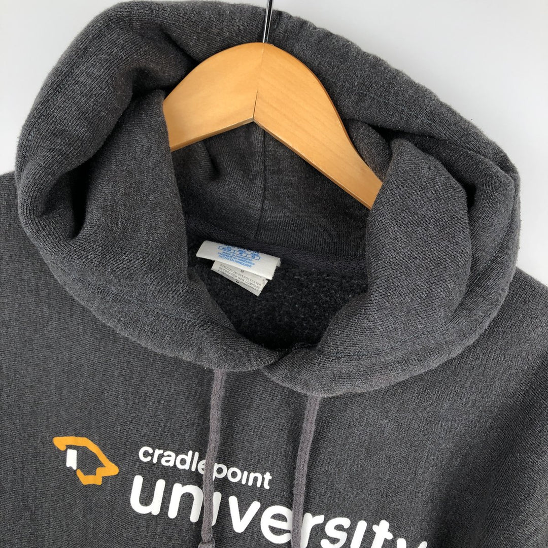 Champion REVERSE WEAVE Advertising Sweat Pullover Hoodie, Men's Size M cotton gray type Vintage Second Hand