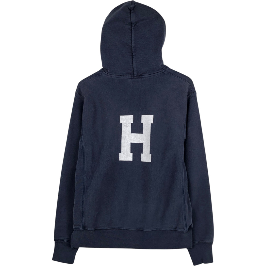 2000'S Champion REVERSE WEAVE Reverse Weave College Sweatshirt Pullover Hoodie, Men's Size M cotton navy blue type Vintage Second Hand