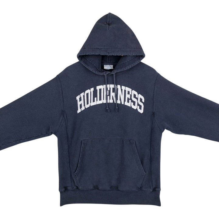 2000'S Champion REVERSE WEAVE Reverse Weave College Sweatshirt Pullover Hoodie, Men's Size M cotton navy blue type Vintage Second Hand