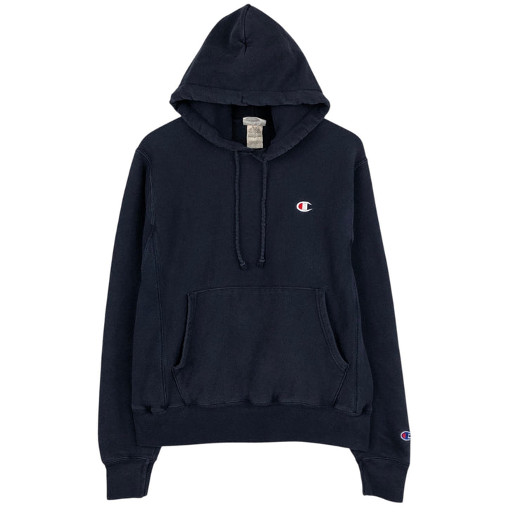 Champion REVERSE WEAVE Reverse Weave Sweat Pullover Hoodie Men's S cotton navy blue type Vintage Second Hand