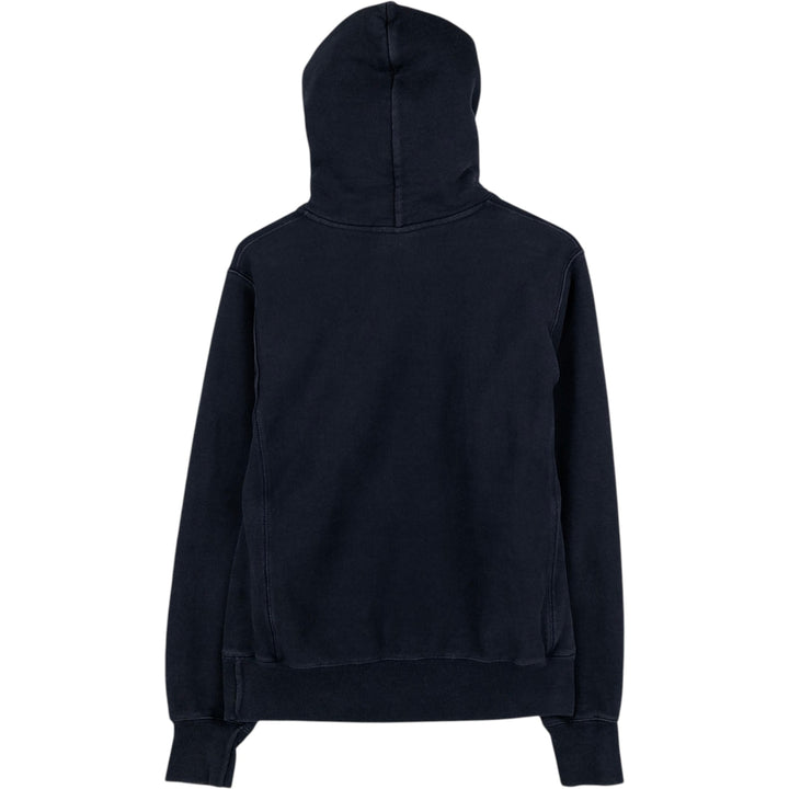 Champion Reverse Weave Replica Single-Color Tag College Sweatshirt Pullover Hoodie, Men's Size S (approx.) unclear navy blue type Vintage Second Hand