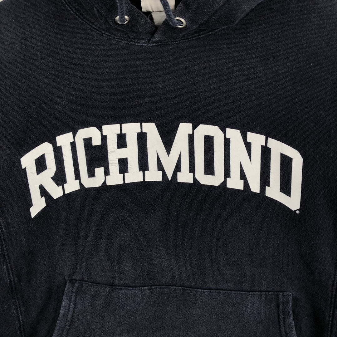 Champion Reverse Weave Replica Single-Color Tag College Sweatshirt Pullover Hoodie, Men's Size S (approx.) unclear navy blue type Vintage Second Hand