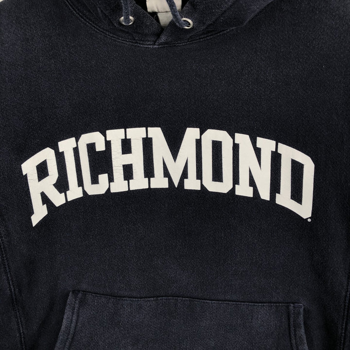 Champion Reverse Weave Replica Single-Color Tag College Sweatshirt Pullover Hoodie, Men's Size S (approx.) unclear navy blue type Vintage Second Hand