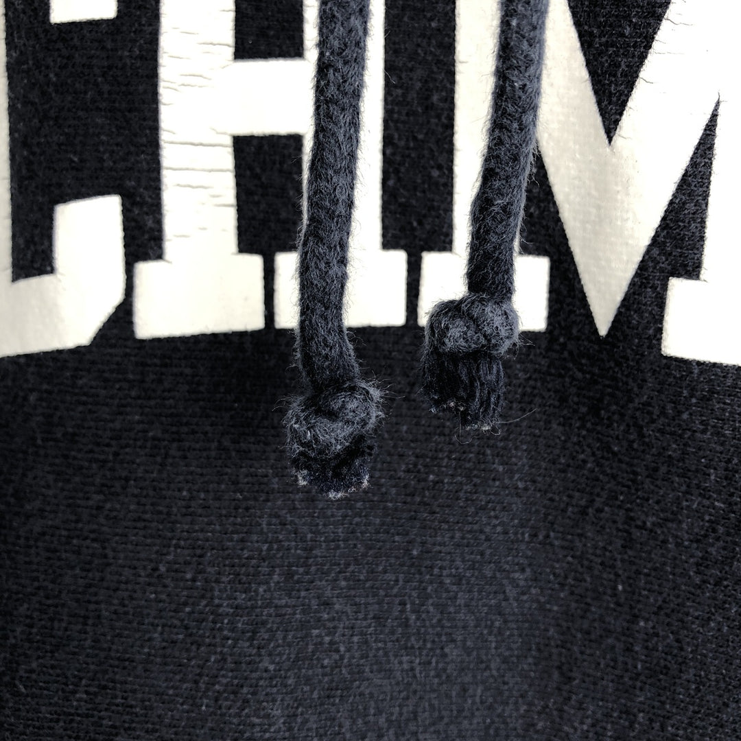 Champion Reverse Weave Replica Single-Color Tag College Sweatshirt Pullover Hoodie, Men's Size S (approx.) unclear navy blue type Vintage Second Hand