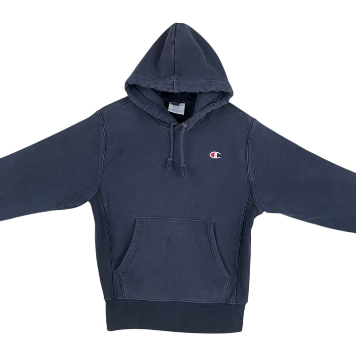 00'S Champion REVERSE WEAVE Reverse Weave Sweat Pullover Hoodie Men's L size unclear navy blue type Vintage Second Hand