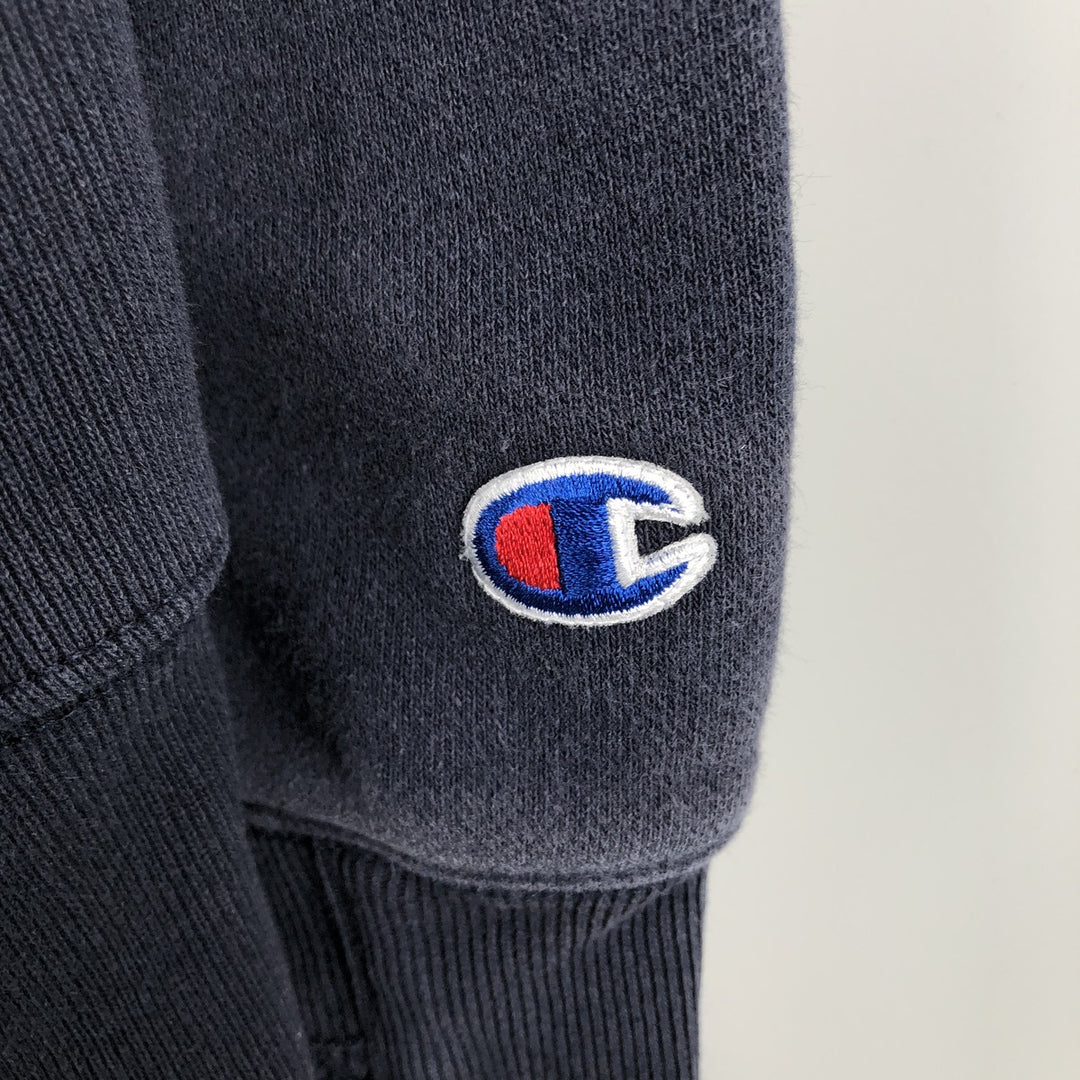 00'S Champion REVERSE WEAVE Reverse Weave Sweat Pullover Hoodie Men's L size unclear navy blue type Vintage Second Hand