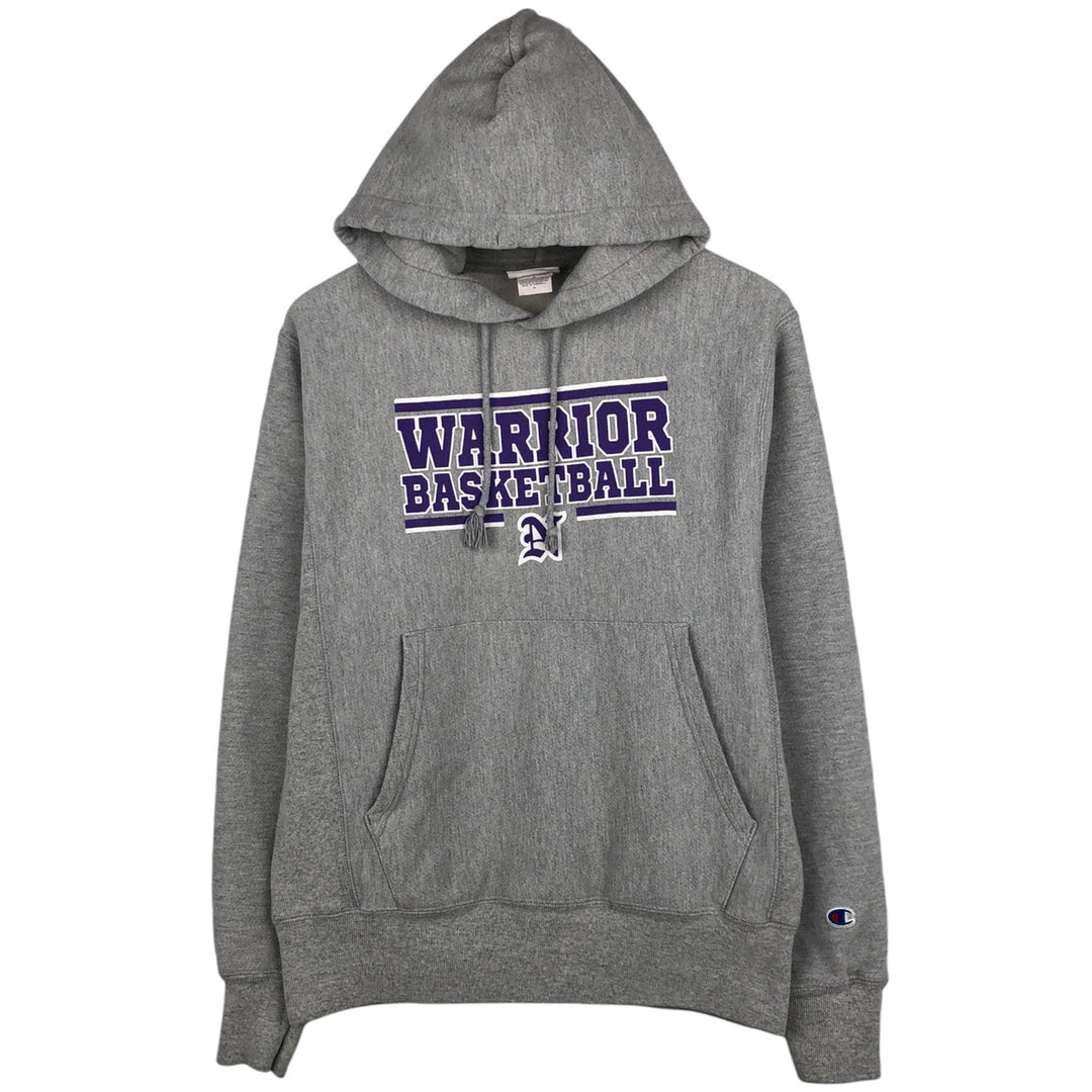 2000'S Champion REVERSE WEAVE Reverse Weave College Sweatshirt Pullover Hoodie, Men's Size Small cotton gray type Vintage Second Hand